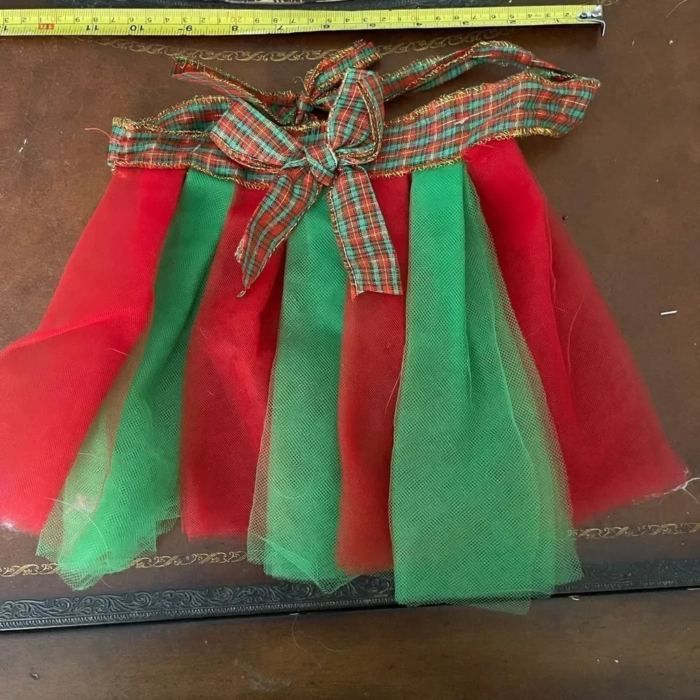 TULLE CHRISTMAS Dog Skirt!
